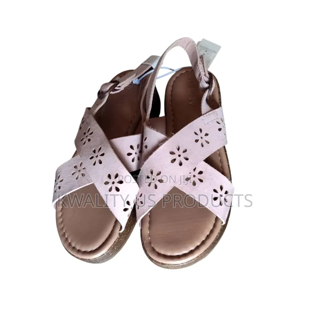 Old Navy Girls Faux-Suede Platform Sandals - Size 32