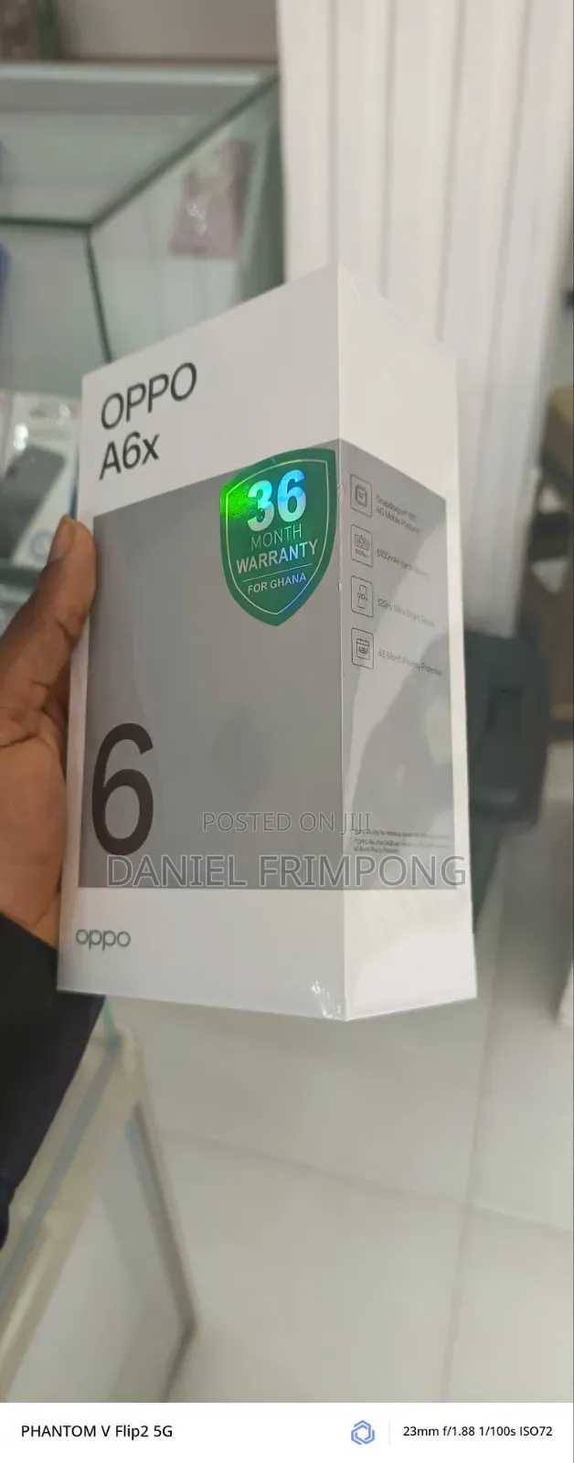 New Oppo A6x 256 GB Blue