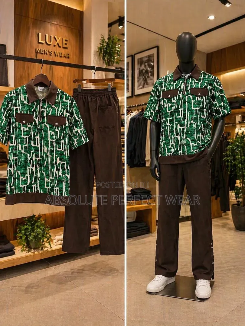 Stylish Men Two Piece Casual Menswear