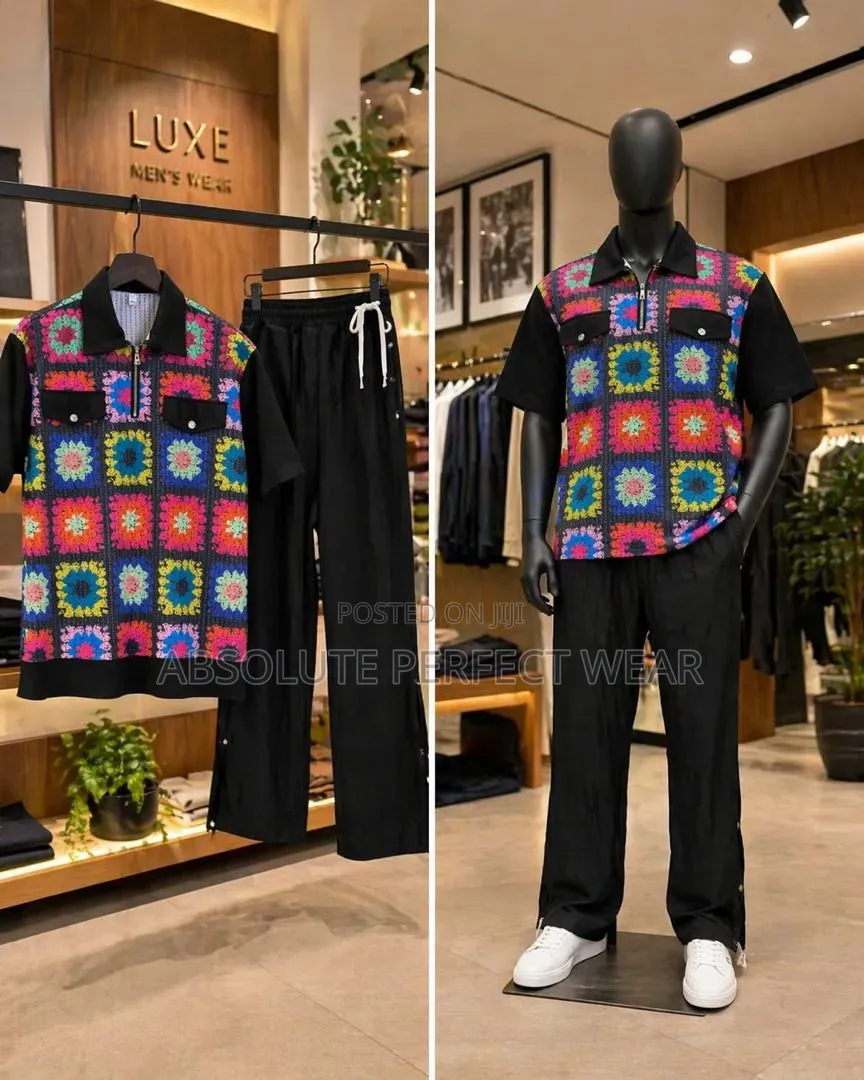 Stylish Men Two Piece Casual Menswear