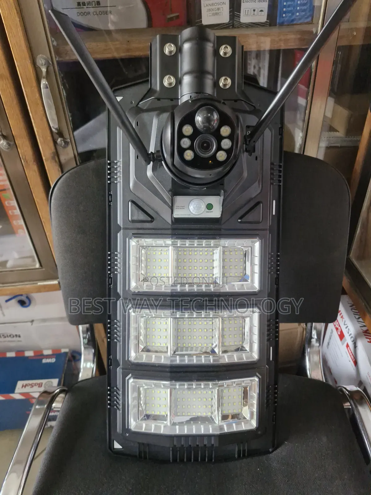 Street Light Solar Camera 4g PTZ V380