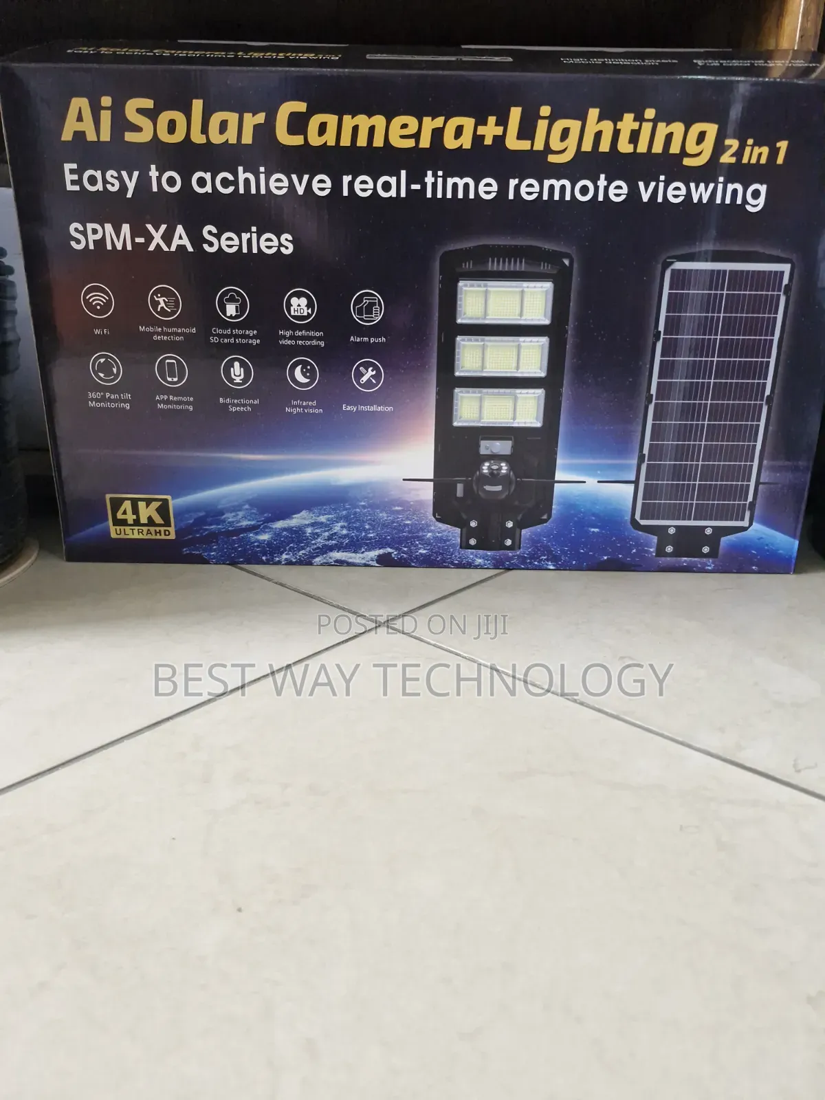 Street Light Solar Camera 4g PTZ V380