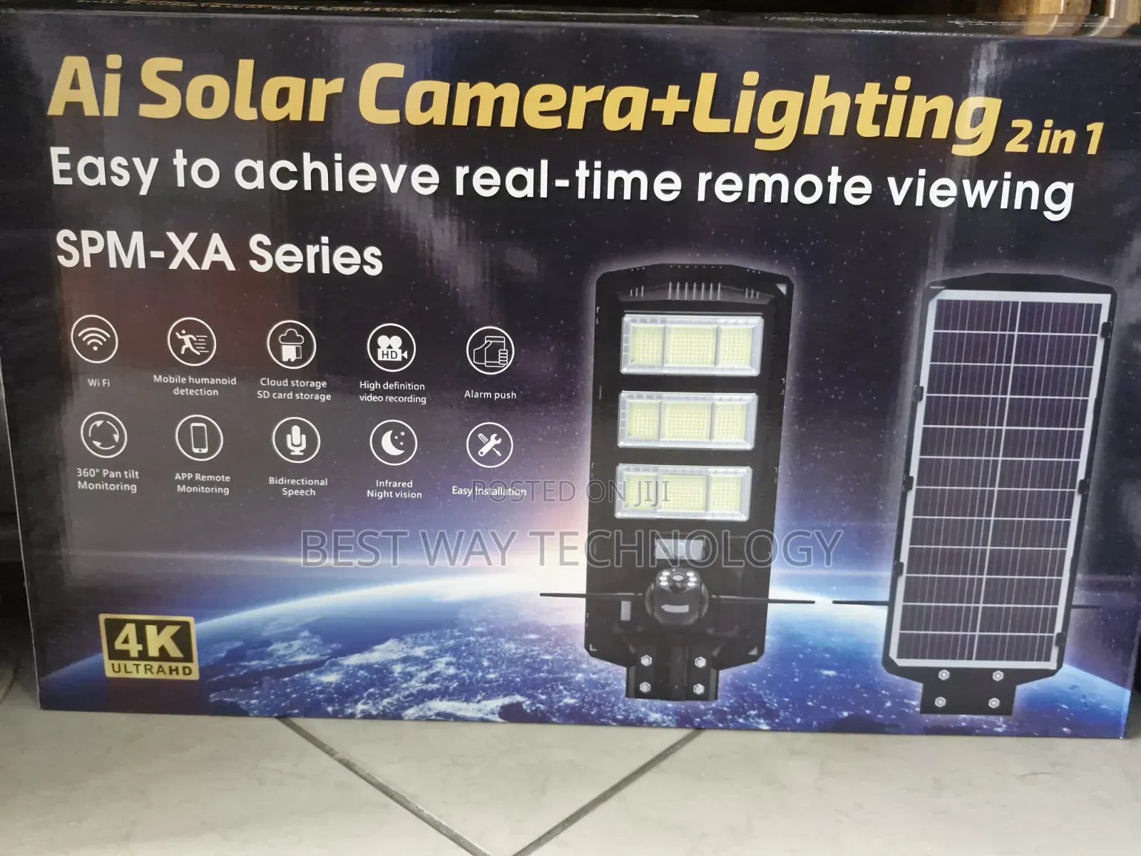 Street Light Solar Camera 4g PTZ V380