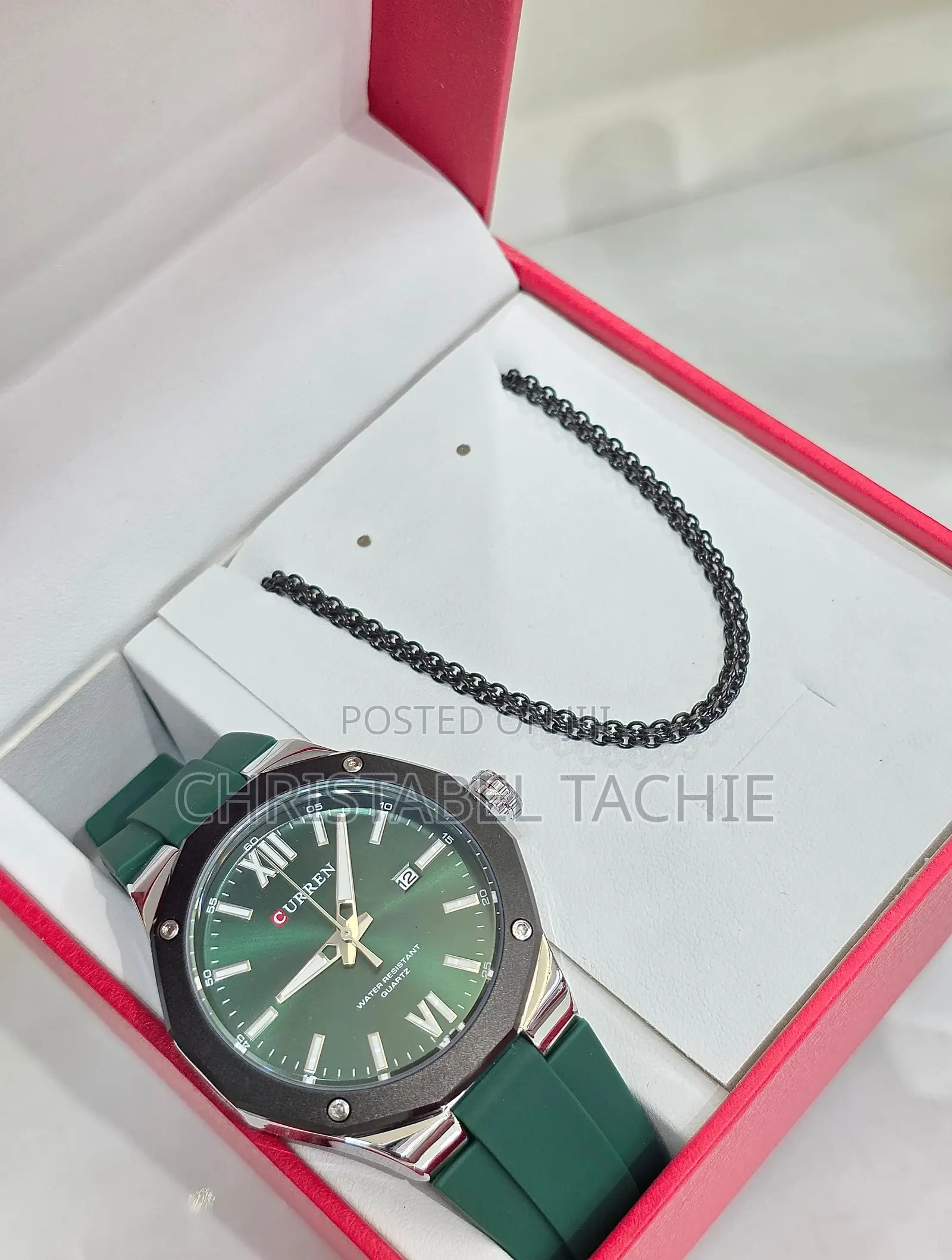 Watch and Necklace for Men