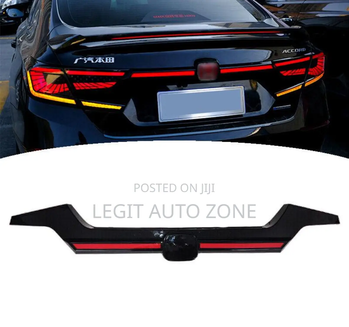 Honda Accord 2018,2019,2020,2021, Boot Led Chrome Available