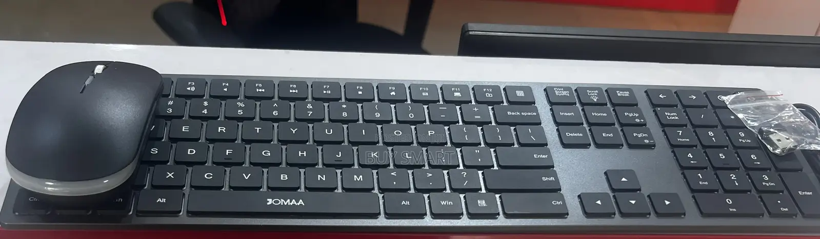 Jomaa Backlit Wireless Keyboard Mouse Combo
