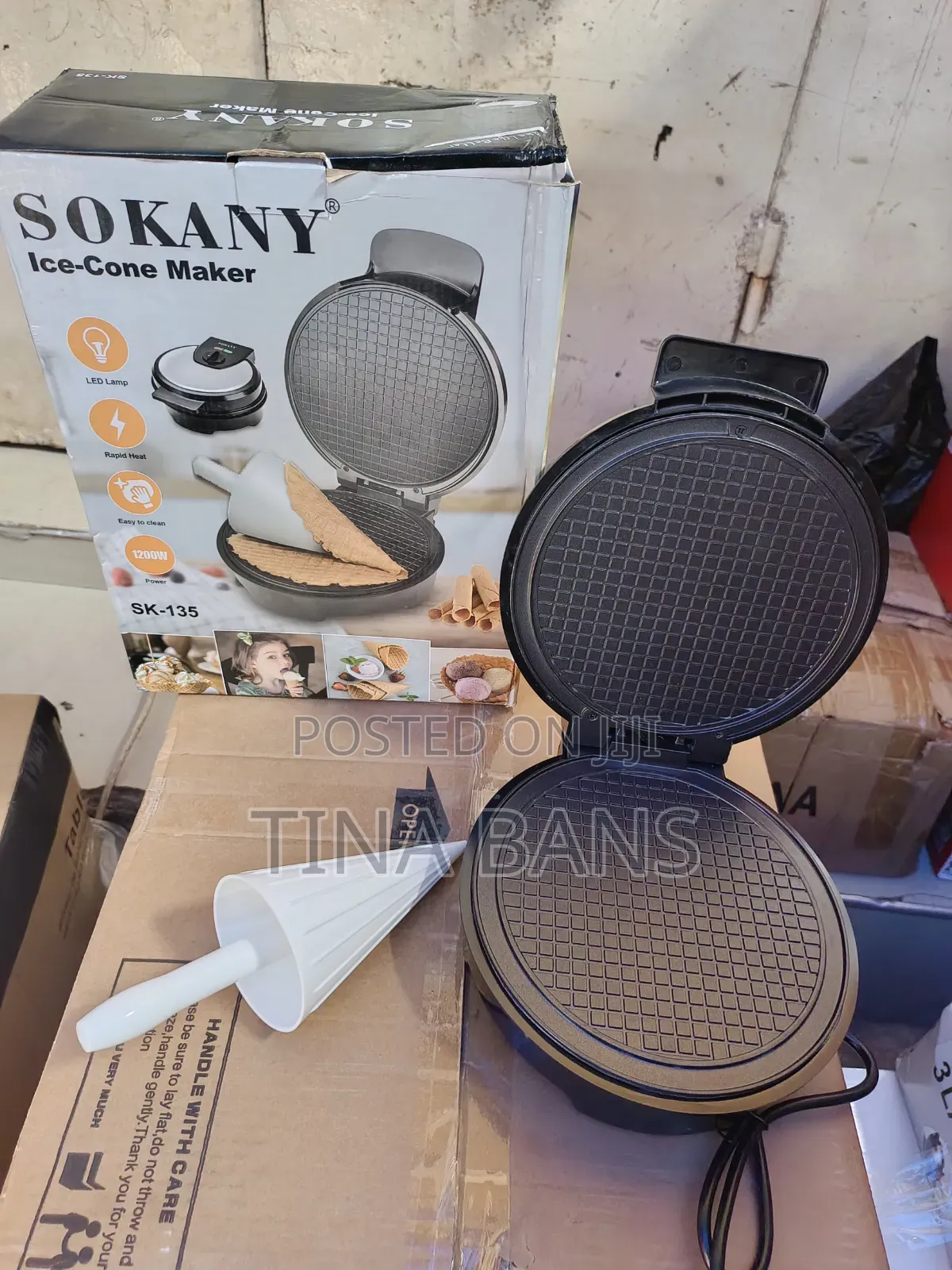 Sokany Ice-Cone Maker / Waffle Cone Maker