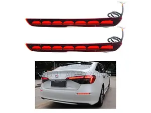 Honda Civic 2022,2023,2024, Back Bumper Reflector Led Available