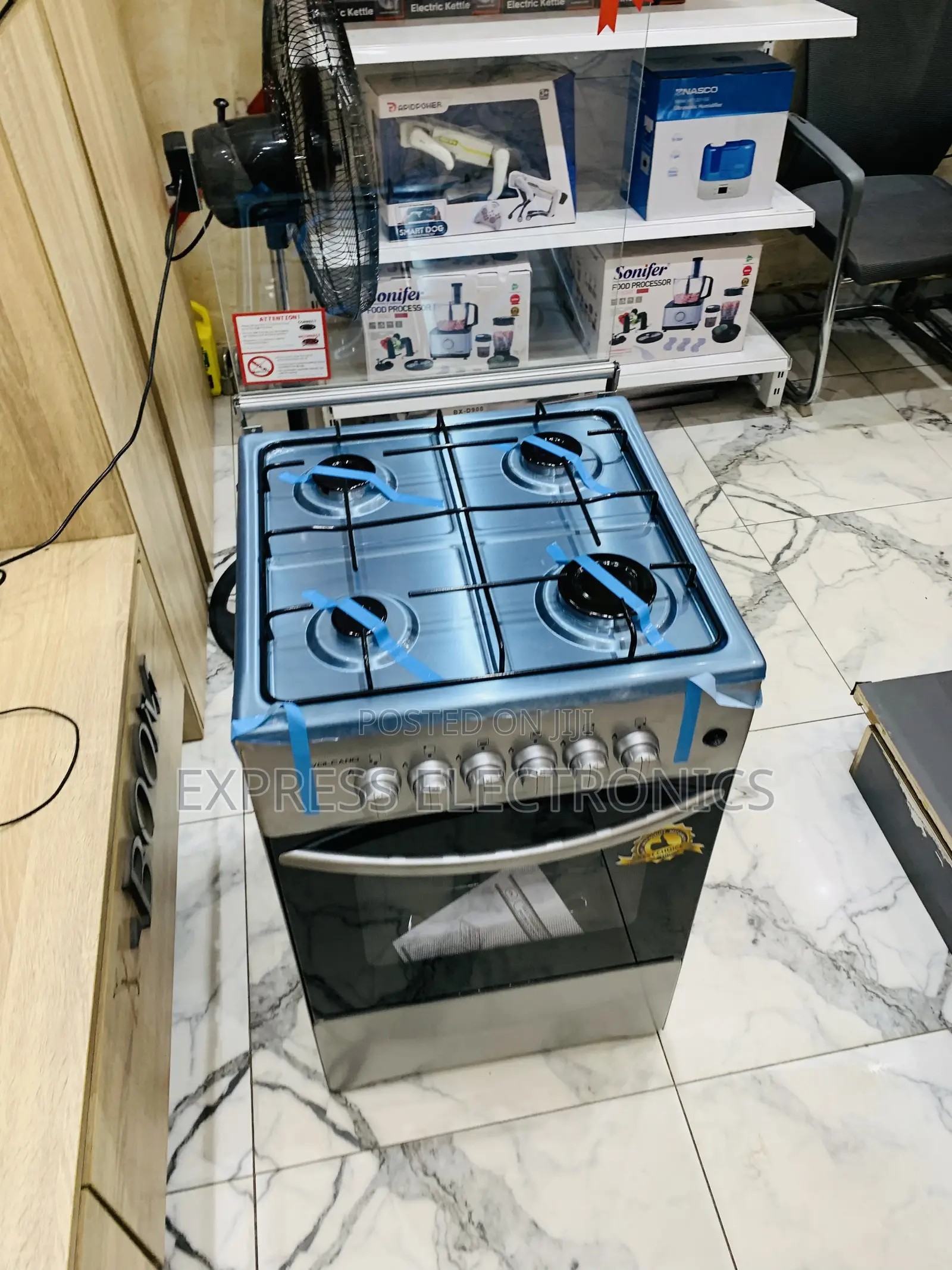 Limited Stock Gas Cooker Oven Sliver 4burner 50/50