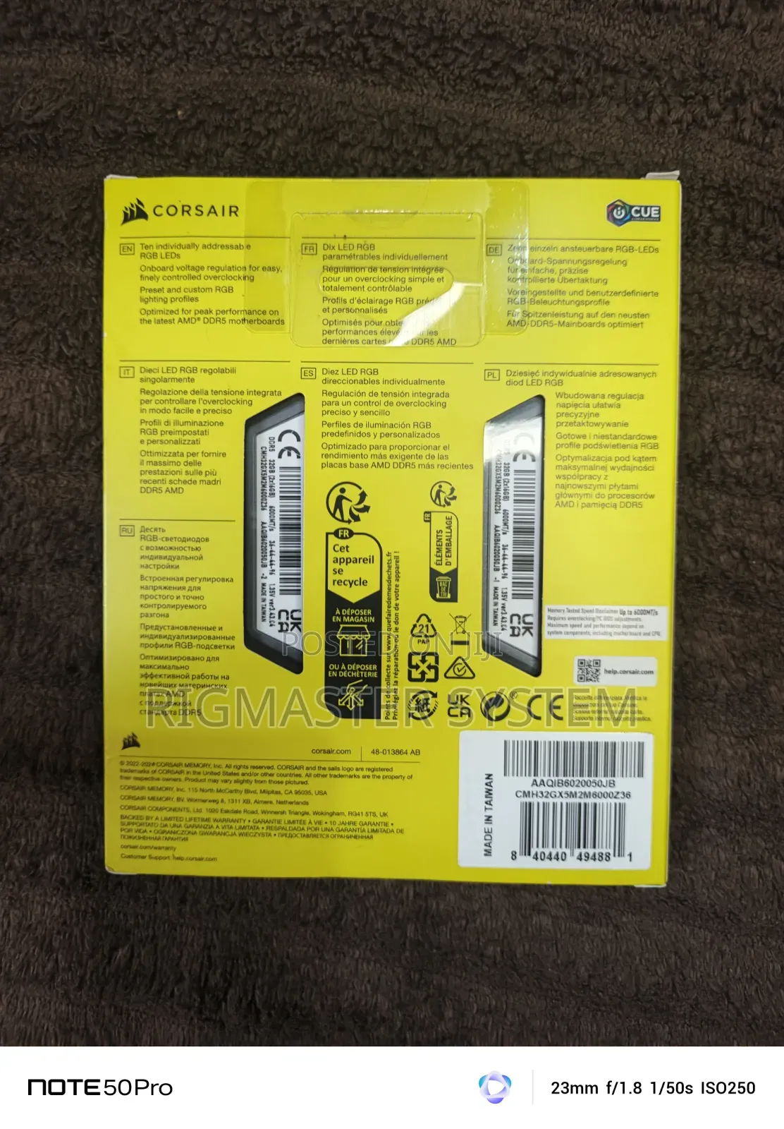 7800x3d / Asus Tuf Motherboard / Ddr5 RGB Memory Combo