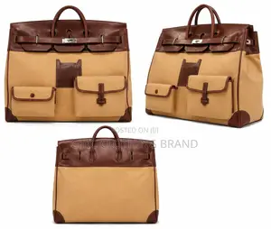 Premium Leather Office Briefcase Laptop Bag Luxury Brown Business Bag