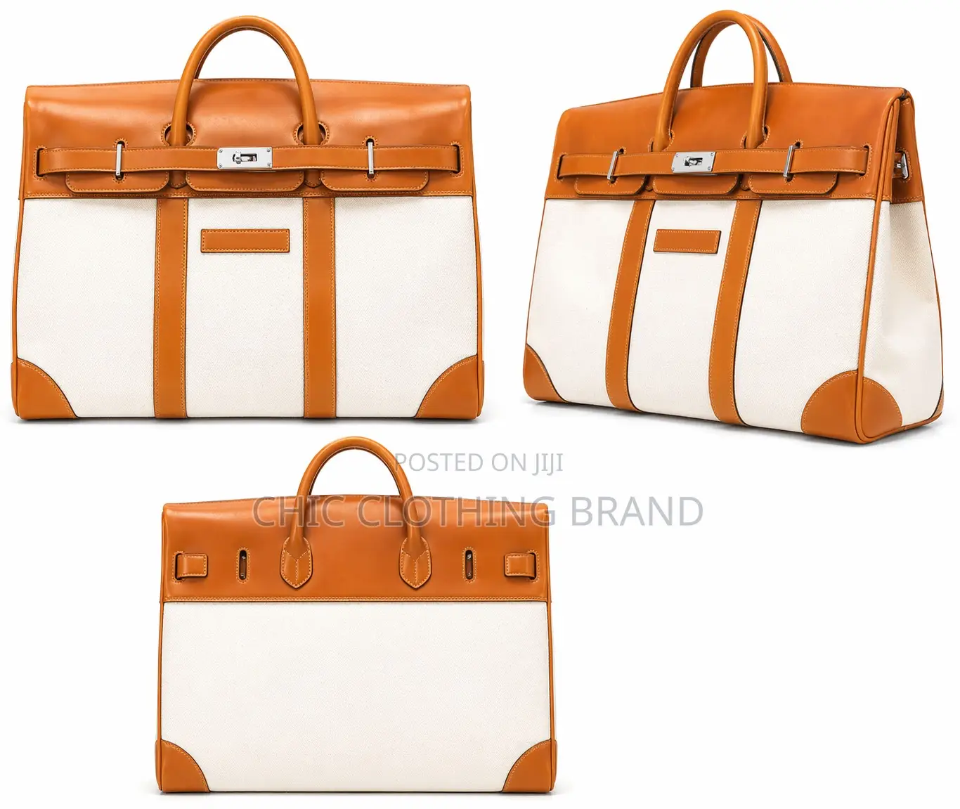 Premium Leather Office Briefcase Laptop Bag Luxury Brown Business Bag