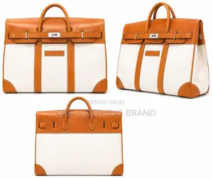 Premium Leather Office Briefcase Laptop Bag Luxury Brown Business Bag