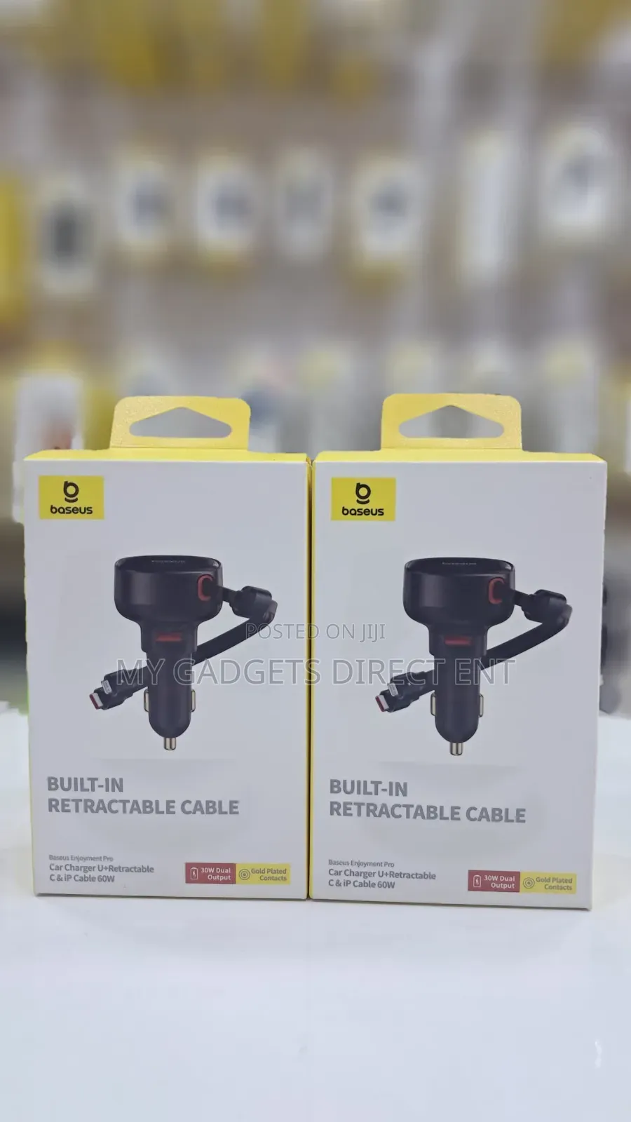 Enjoyment Pro Car Charger 1u + C Ip Cable 60w