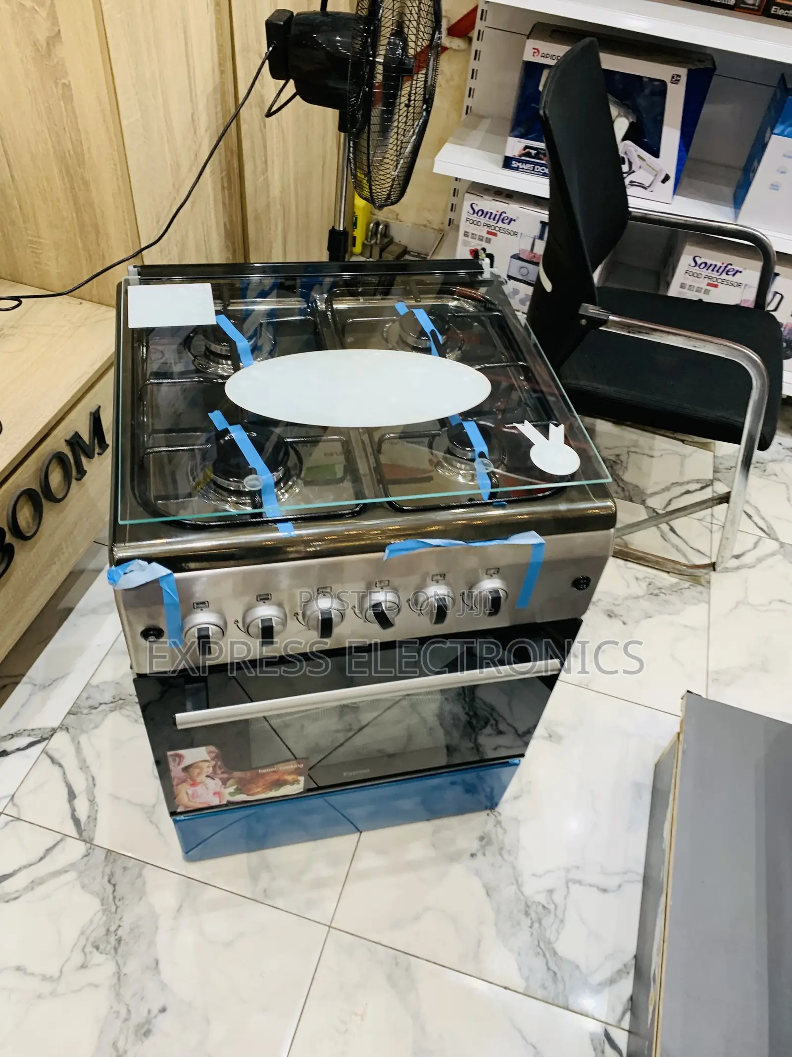Spectacular Performance Gas Cooker Oven Grill New Line 4burner