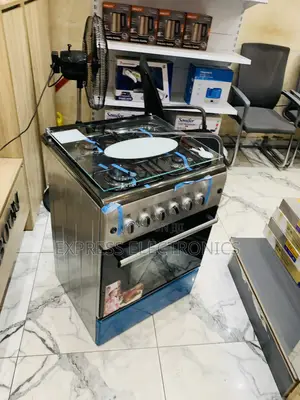 Ultra Modern Sleek New Line Gas Cooker Oven Rotisserie 4burner 60/60