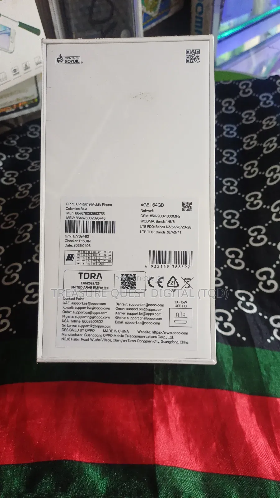 New Oppo A6x 64 GB Blue