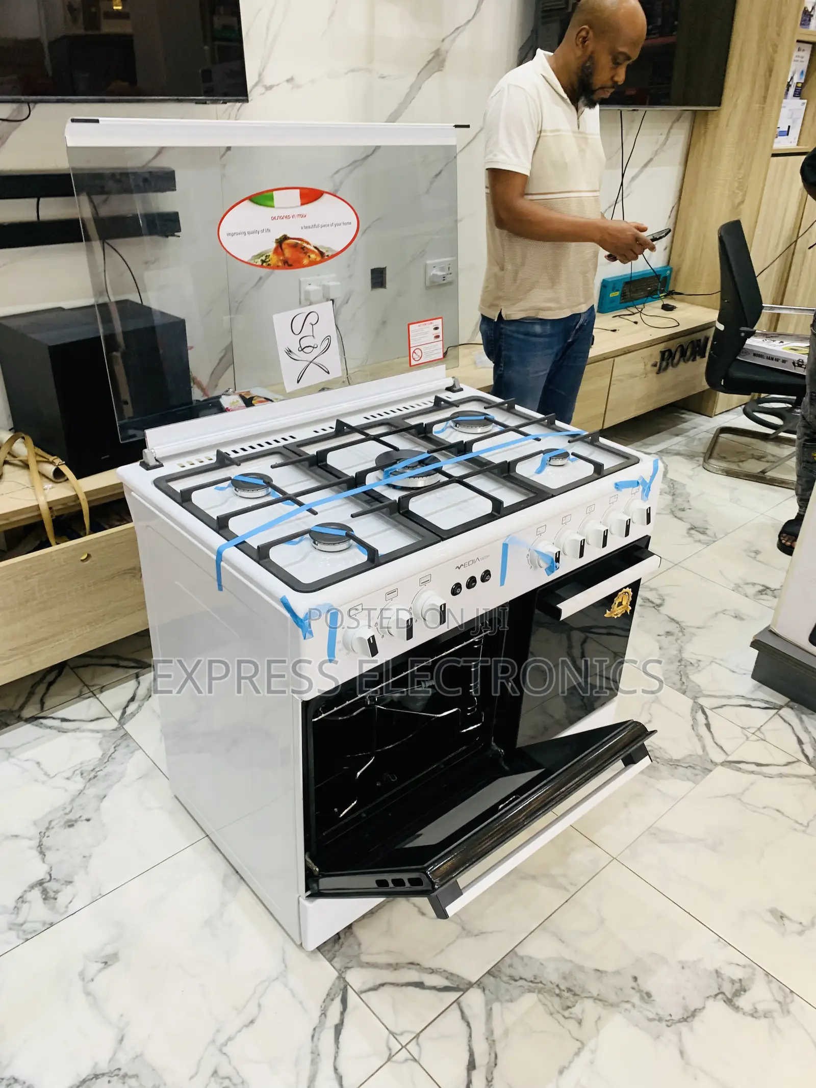 Grab the New Midea Tech Gas Cooker Oven 5b 60/90