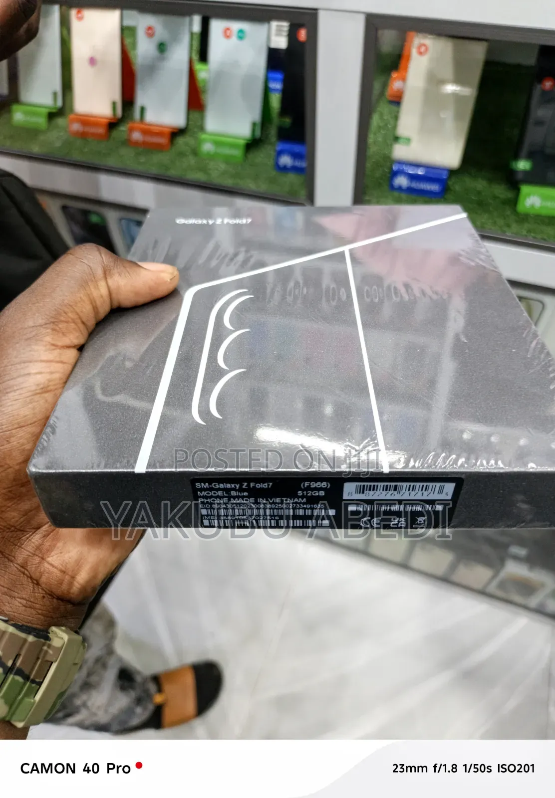 New Samsung Galaxy Z Flip7 512 GB Black