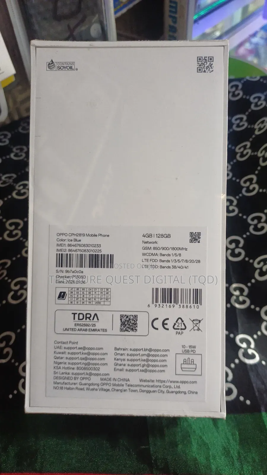 New Oppo A6x 128 GB Blue