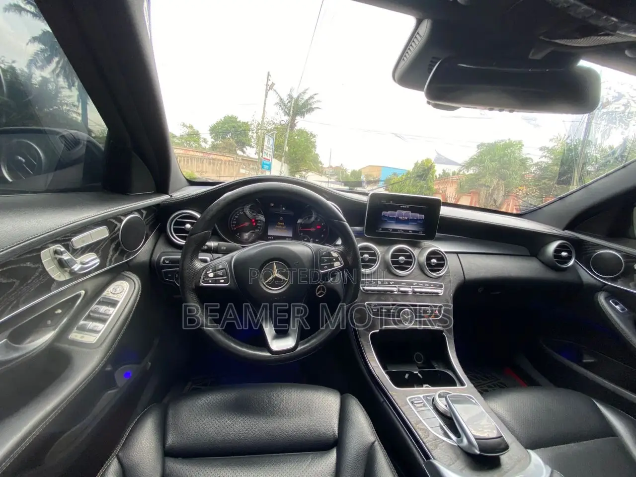 Mercedes-Benz C300 Sport 4Matic Sedan AWD (2.0L 4cyll 7A) 2016 Black