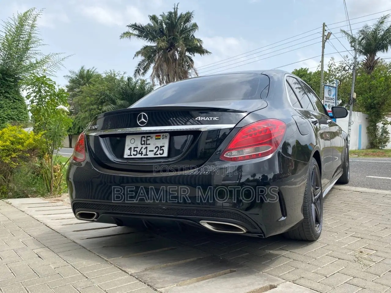 Mercedes-Benz C300 Sport 4Matic Sedan AWD (2.0L 4cyll 7A) 2016 Black