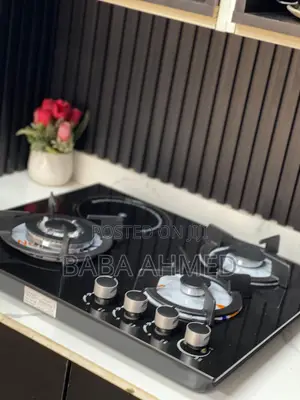 Built in Tempered Glass Gas Hub Gas and Electric