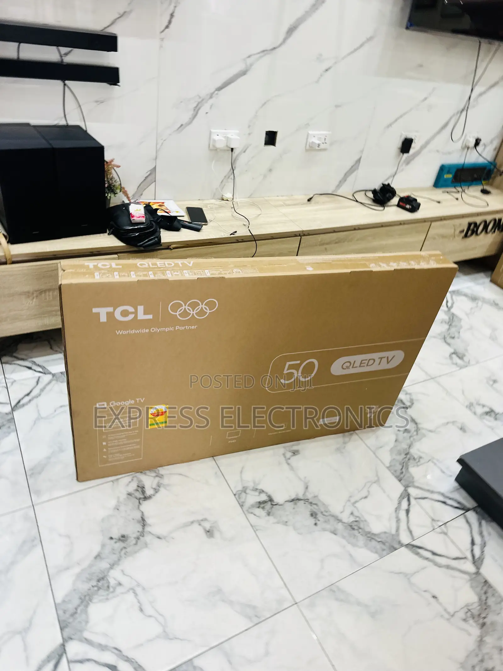 50s5k Uhd Smart Glossy Qled Tv TCL 50”Tv