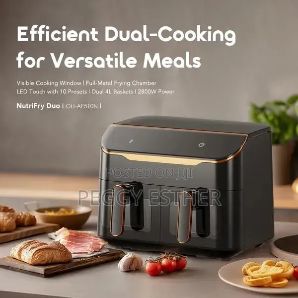 Oraimo 8l Double Door Air Fryer