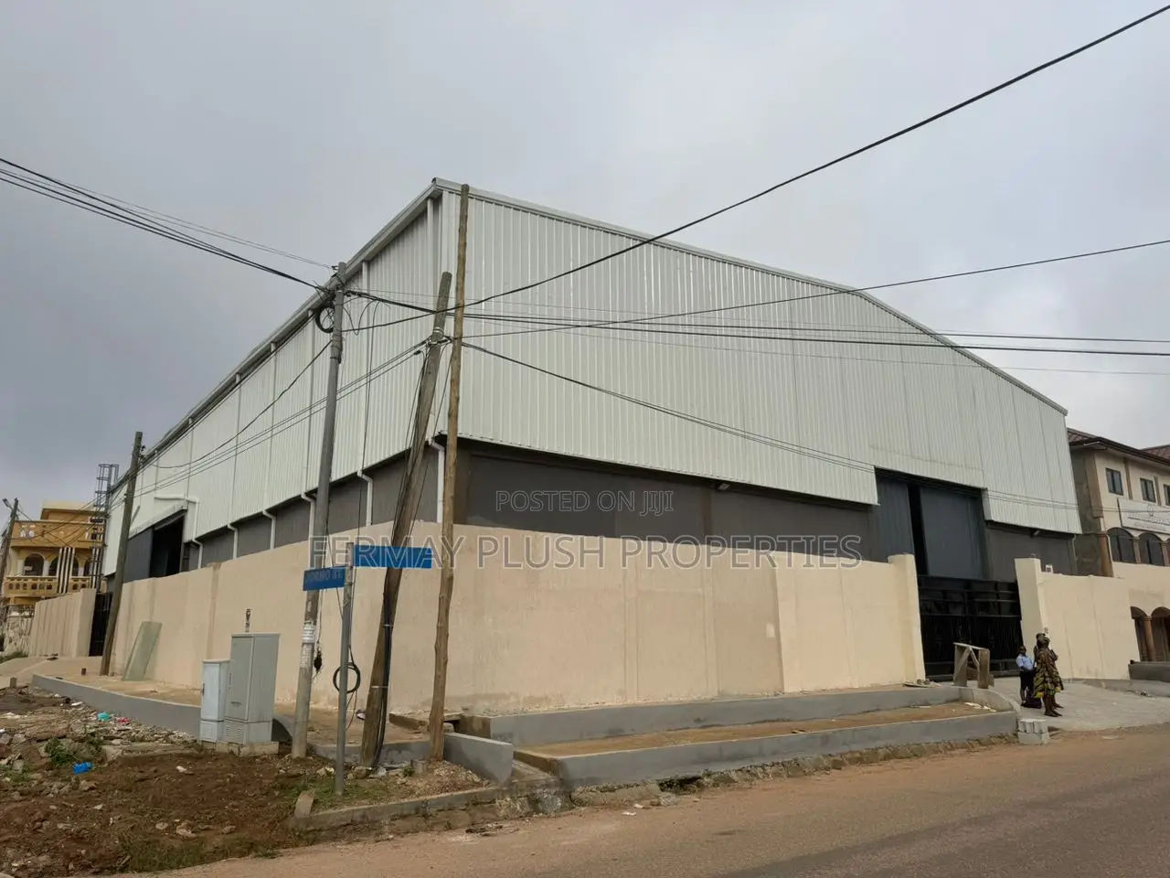 Newly Built Factory With Good Road Network