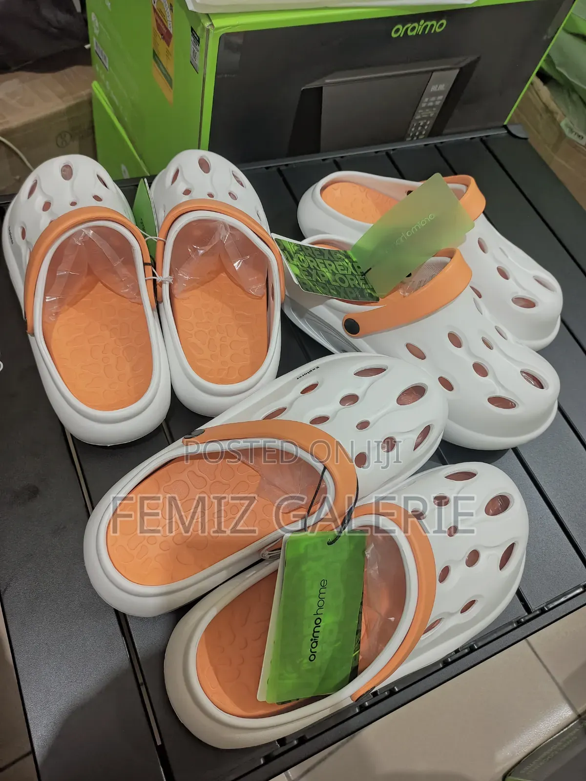 Oraimo Guardwalk Cloud-Soft Thick Sole Holes Shoes