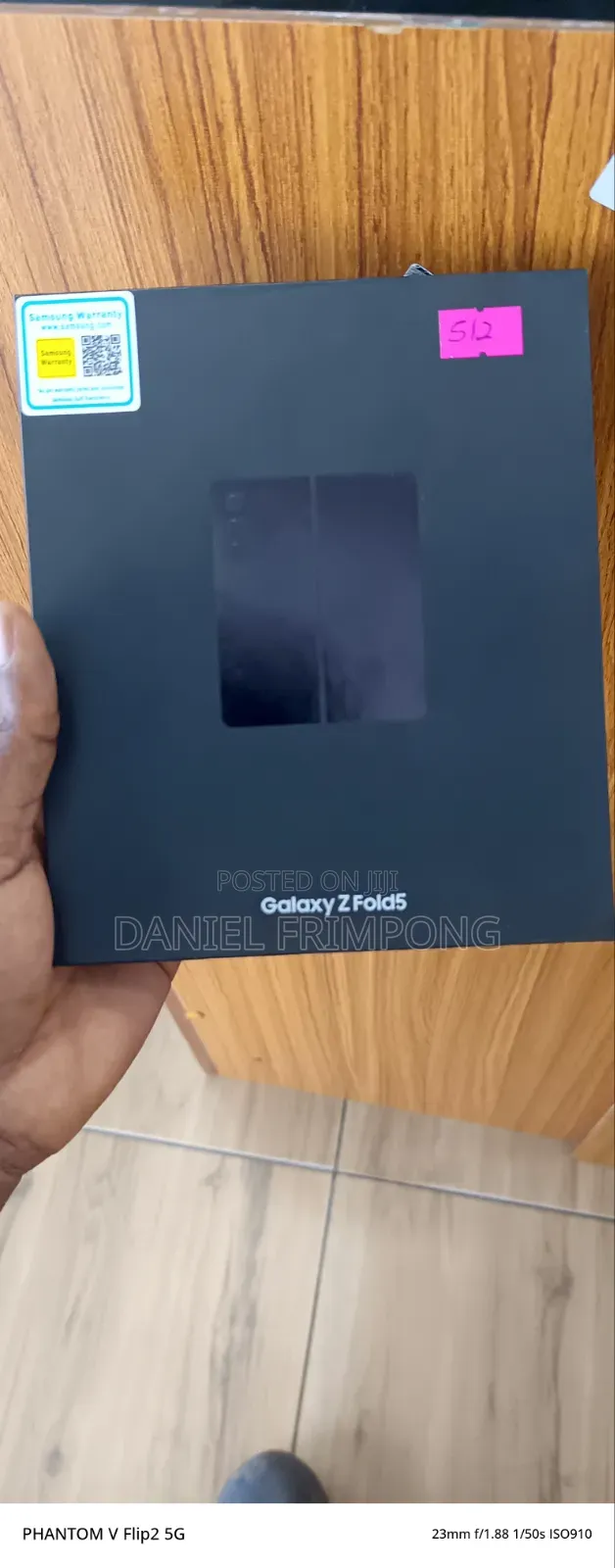 New Samsung Galaxy Z Fold 5 512 GB Black
