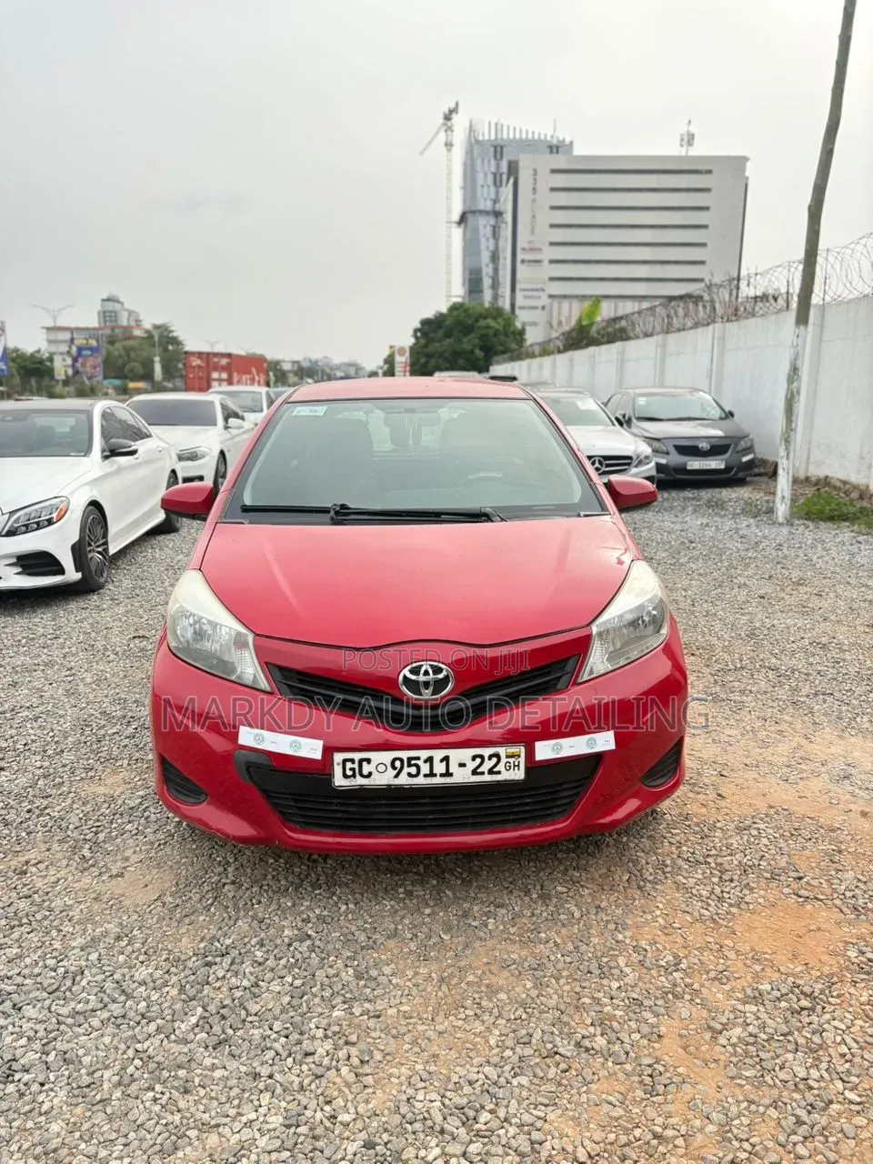 Toyota Yaris 2013 Red