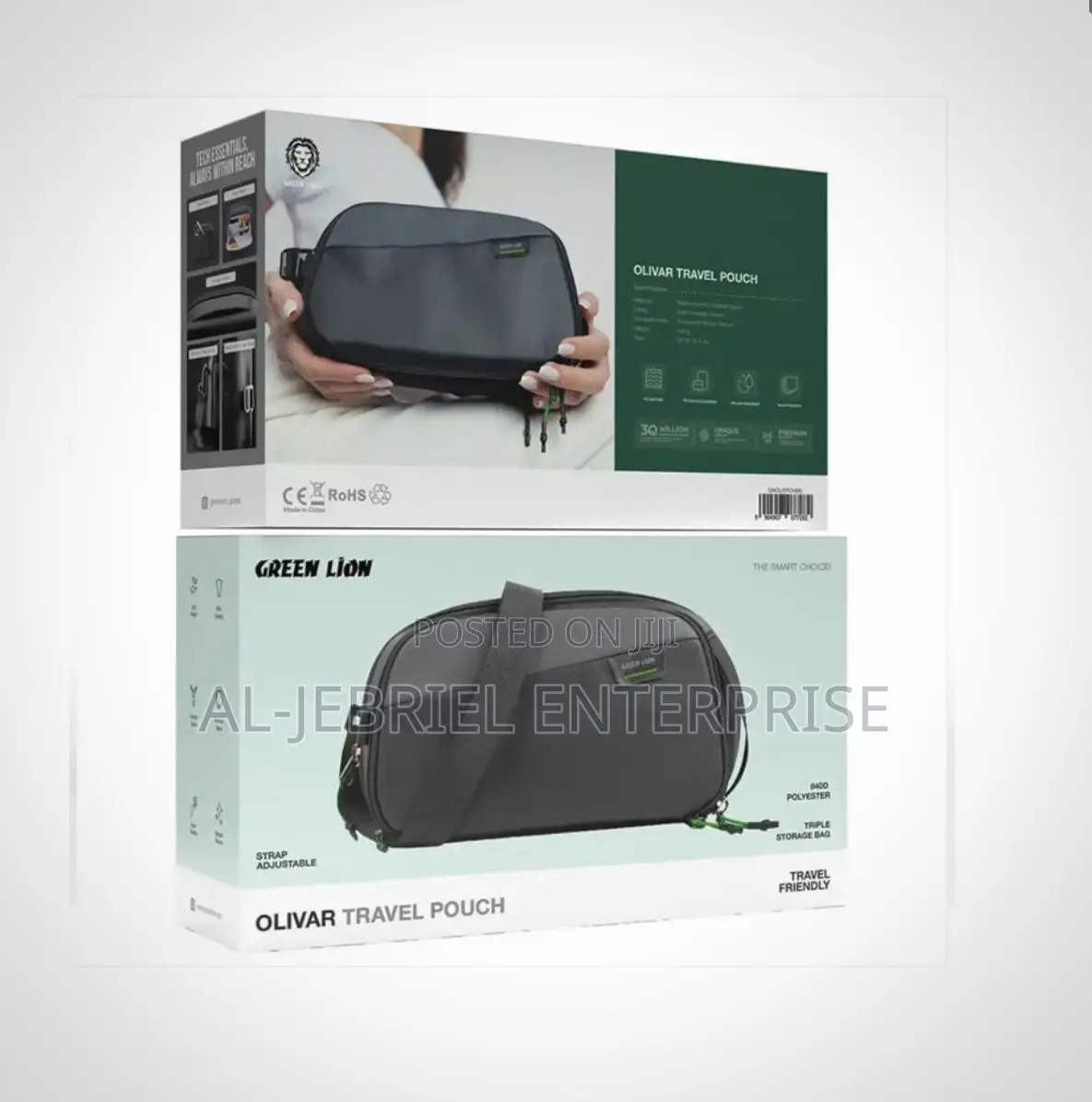 Green Lion Travel Pouch