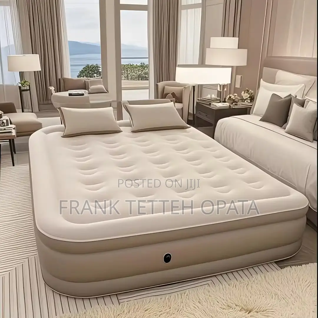 Double Mattress Inflatable With Pillow Repair Kits