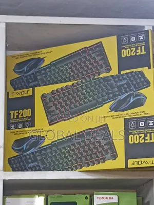 T-Wolf Tf200 RGB Gaming Keyboard –Led Lights, Brand New