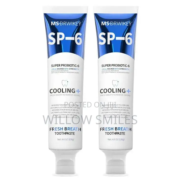 Msdrwikey Original Sp6 Toothpaste + Tongue Scraper + Brush