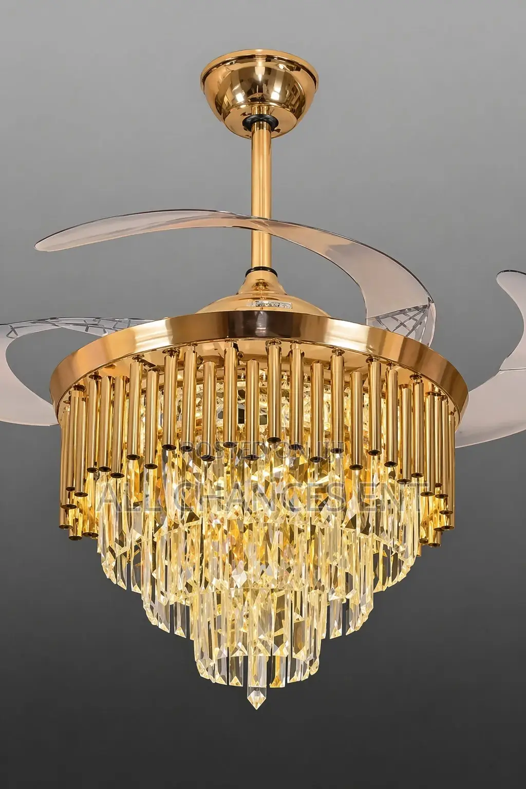 Deluxe Chandelier Fan Light