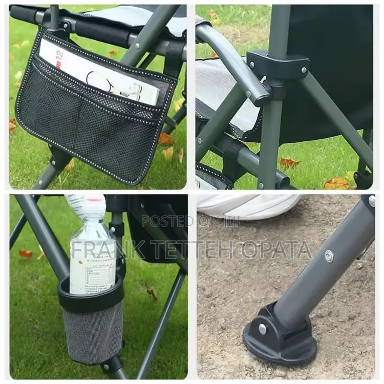 Outdoor Foldable Chair With Arm Rest