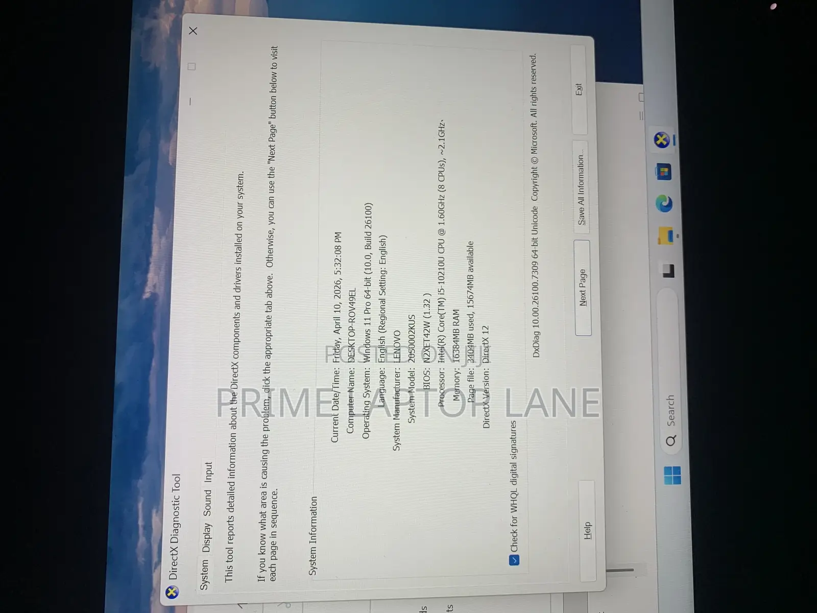 Laptop Lenovo ThinkPad T14 16GB Intel Core i5 SSD 512GB