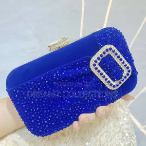 Crystal Buckle Clutch