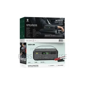 Green Lion Super Capacitor 12v Jump Starter – Black