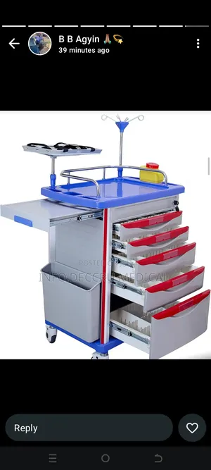 Emergency Trolley or Crash Cart