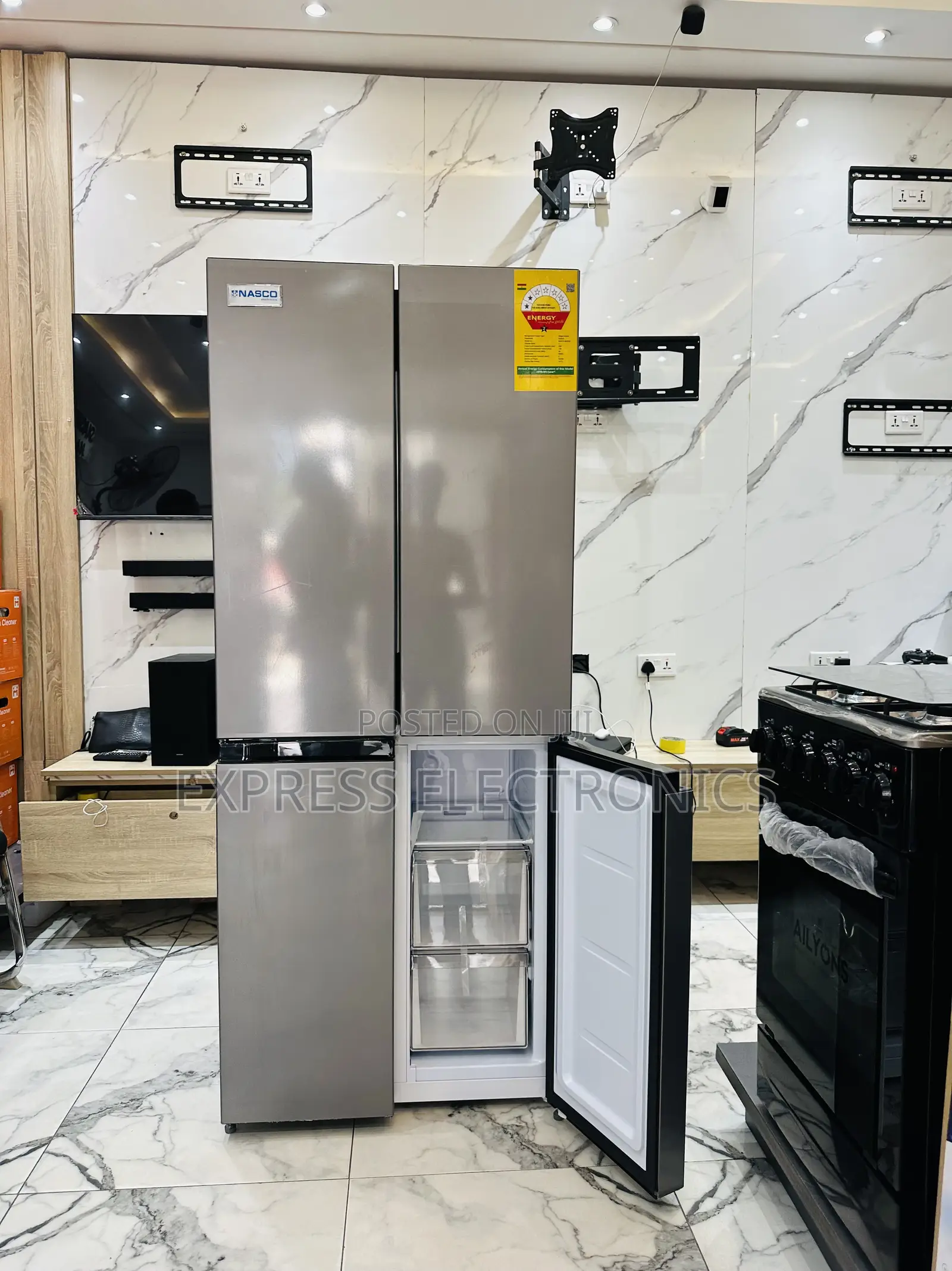Nasf2-400gl Four Door Fridge Side by Side Nasx
