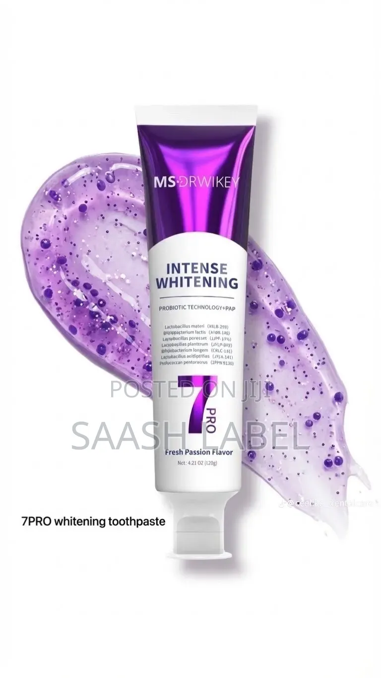 Msdrwikey 7pro Intense Whitening Toothpaste + Tongue Scraper Brush