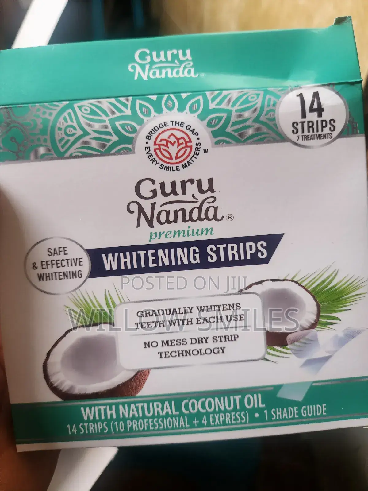 Gurunanda Teeth Whitening Strips + Teeth Cleaning Powder