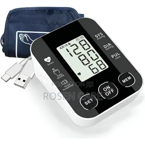 Portable Arm Voice Blood Pressure Monitor Sphygmomanometer Bp Machine