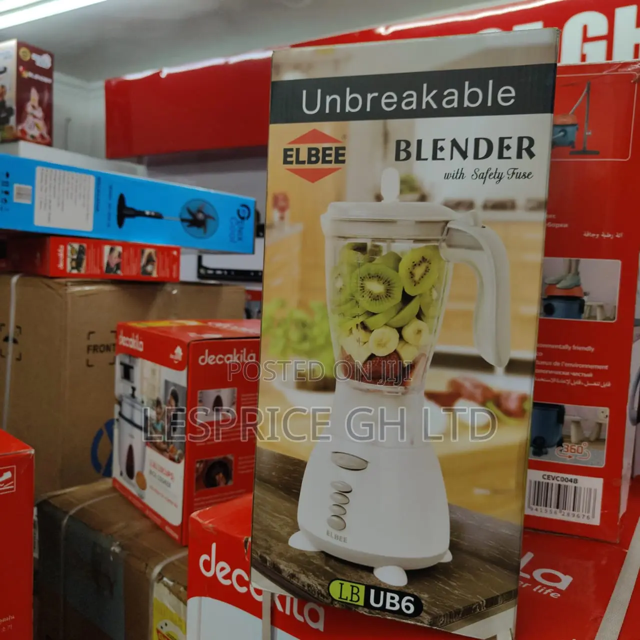 Strong Dual Purpose Blender With Unbreakable Jug From Elbee