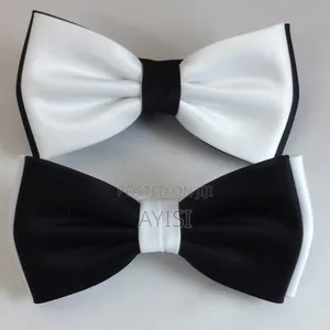 Bowtie,Bow Tie for Weddings, Funeral and All Events-2 Pieces