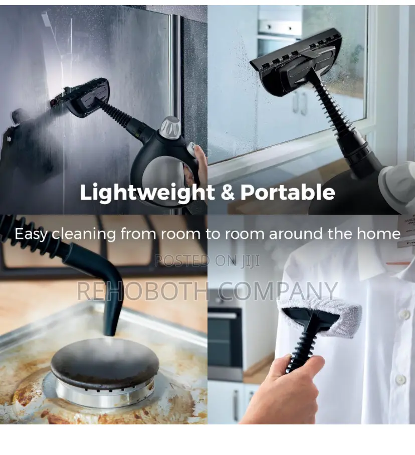 Tower T134000pl Ths10 Corded Handheld Steam Cleaner 1050w, Platinum